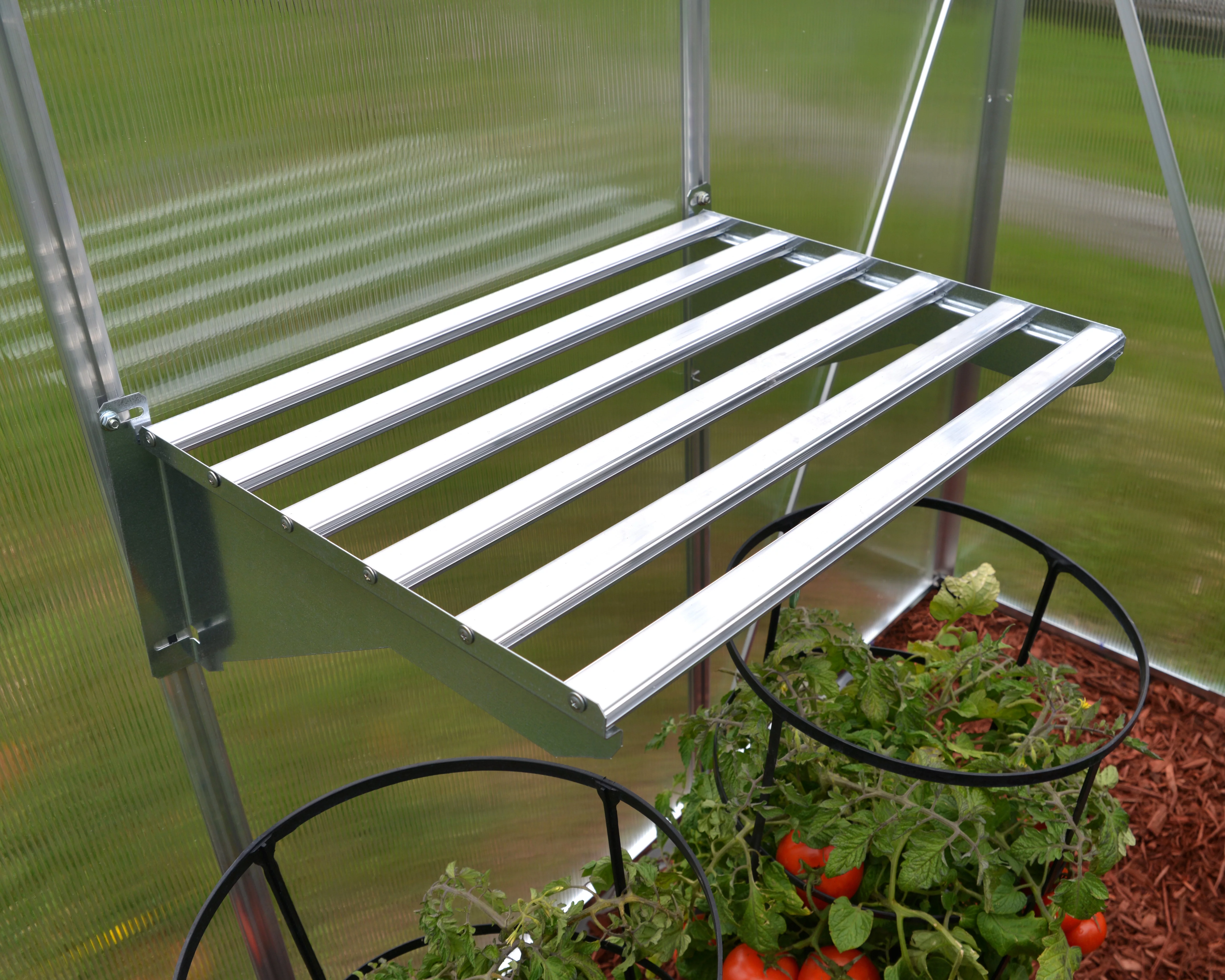 Palram - Canopia Heavy Duty Greenhouse Shelf Bundle (4 Shelves)