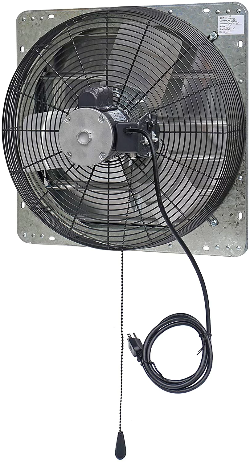 iLiving ILG8SF18V-T 3 Speed 18 Inch Exhaust Attic Garage Grow Fan w/ Thermostat
