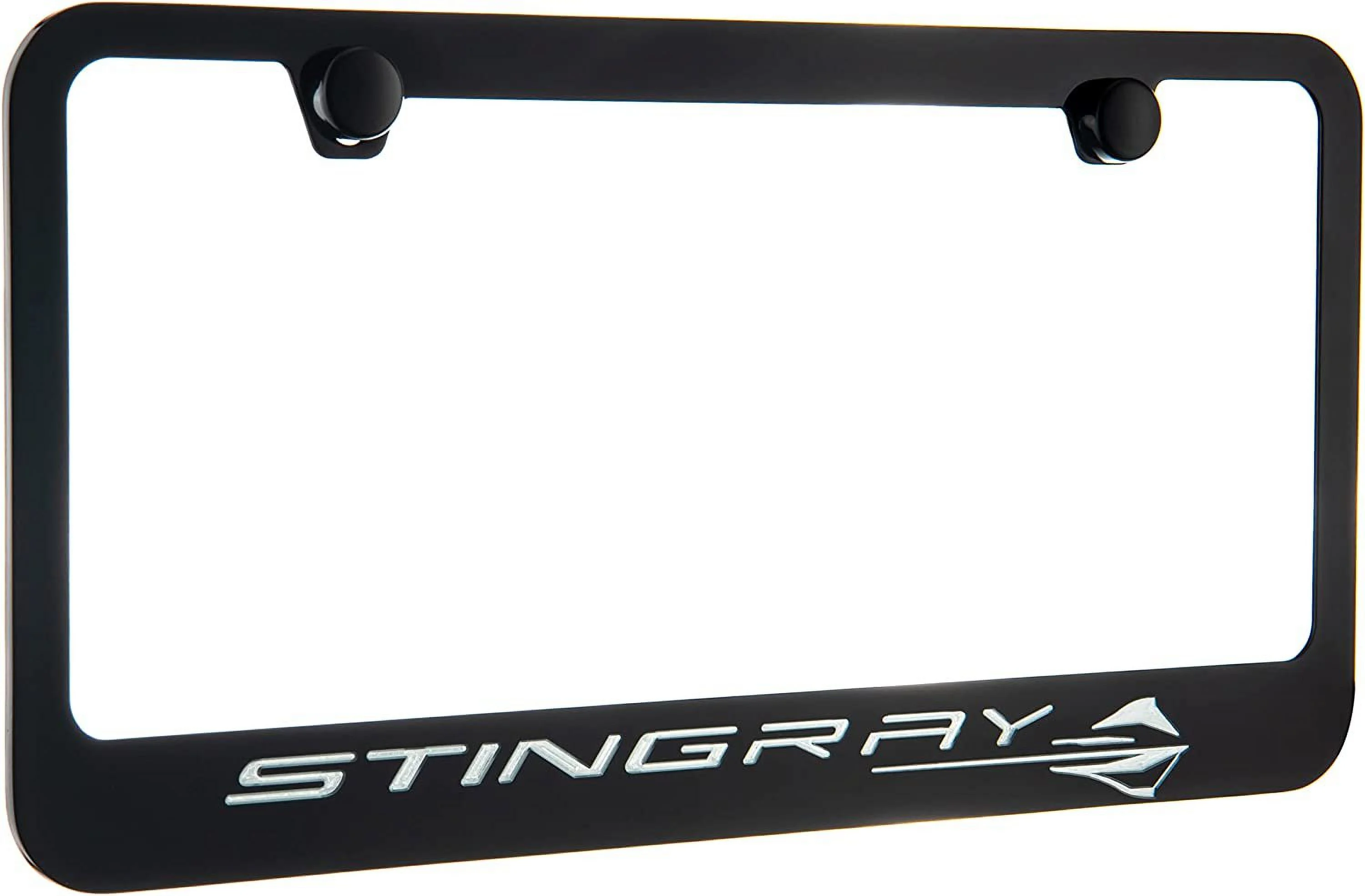 C8 Corvette Stingray License Plate Frame - Black