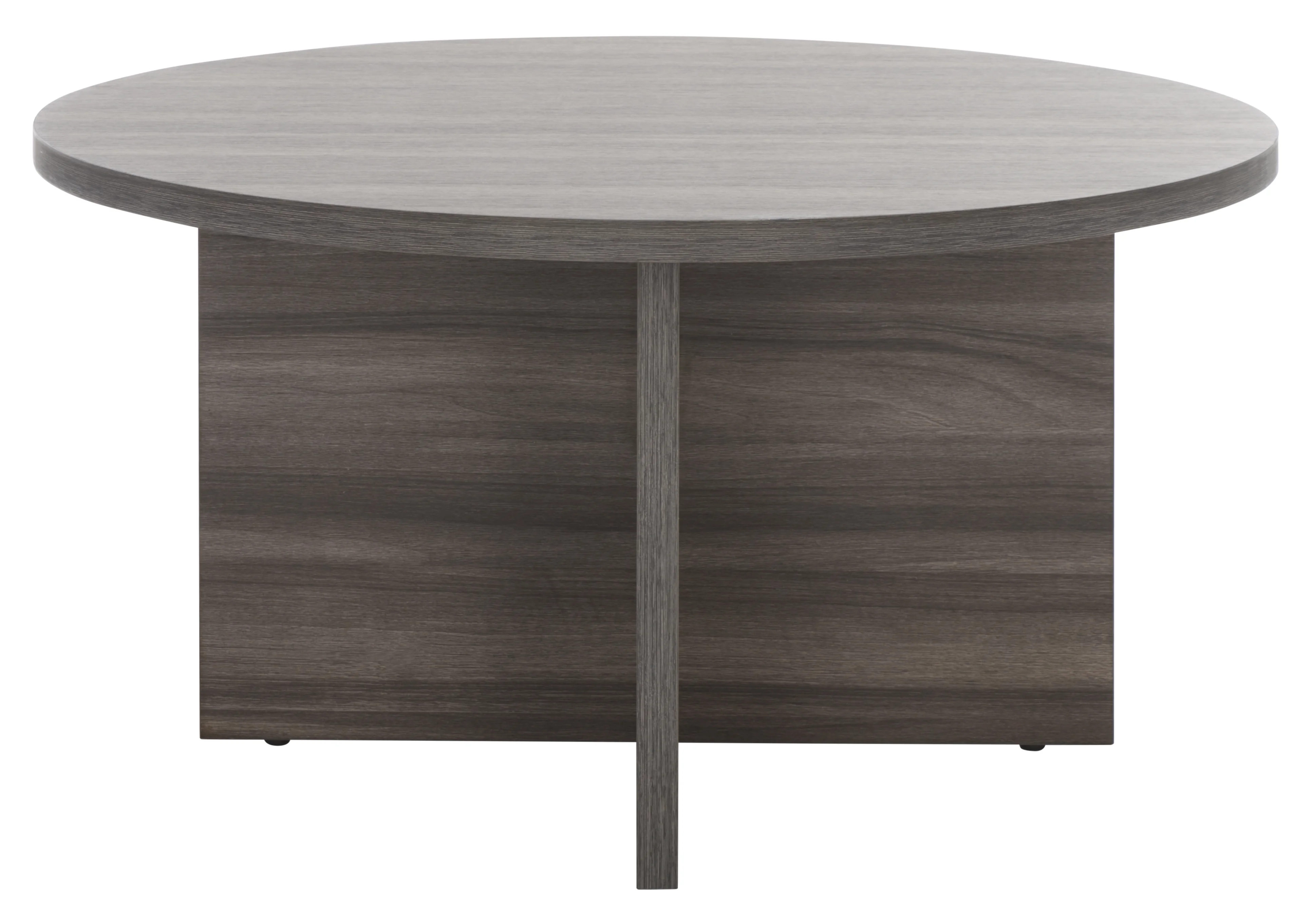 SAFAVIEH Bo Contemporary 32 in. Round Coffee Table, Slate Grey (32 in. W x 32 in. D x 16.5 in. H)