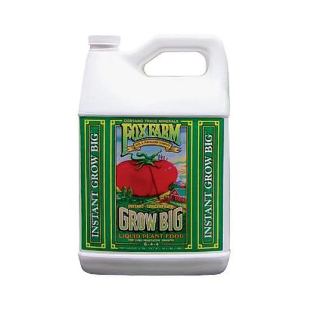 1 gal. - Grow Big - Vegetative Stimulator - Hydroponic Nutrient Solution - 6-4-4 NPK Ratio - FoxFarm 718505