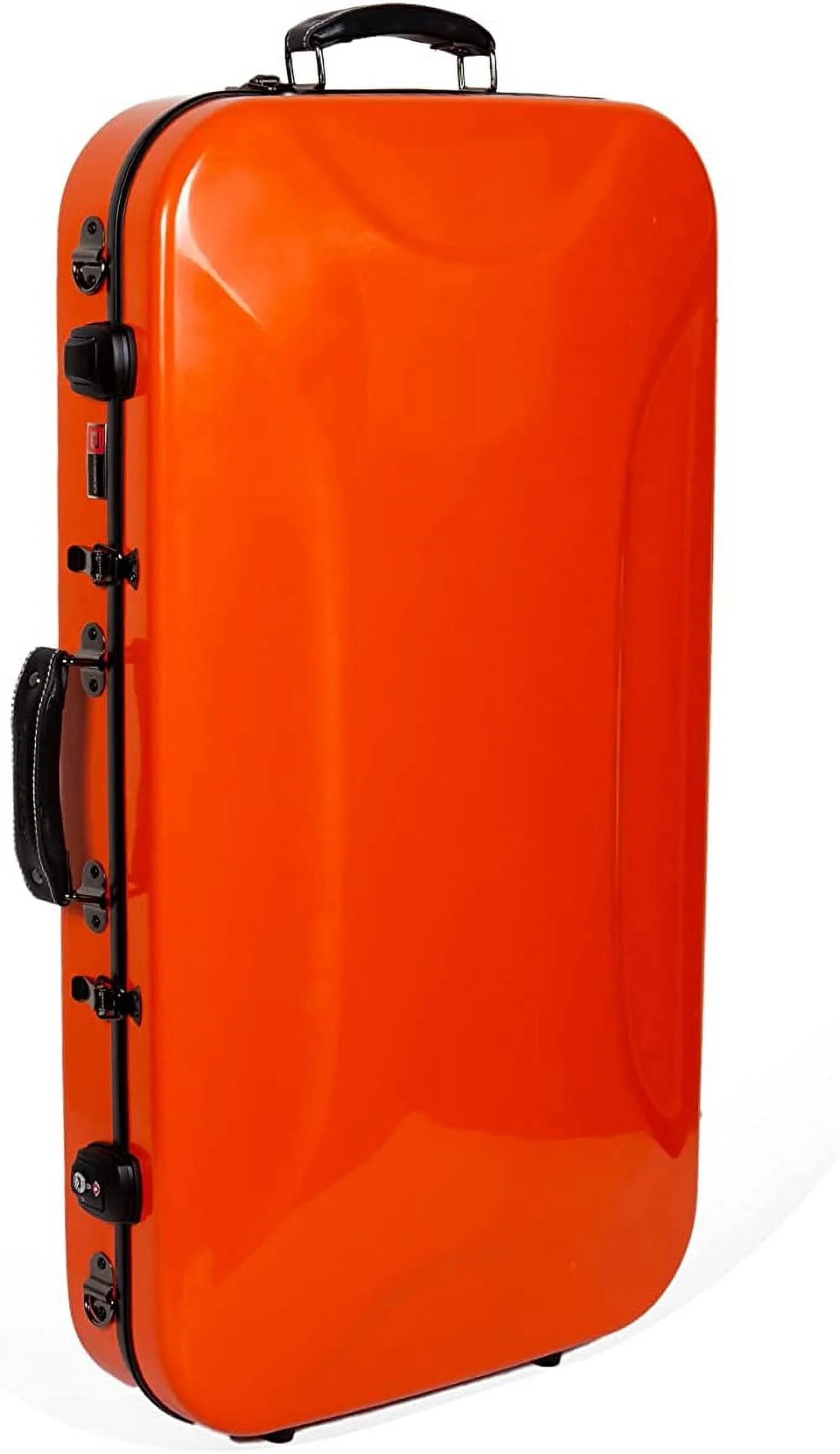 Crossrock Fiberglass Double Case with TSA Lock for Two Concert/Tenor Ukuleles