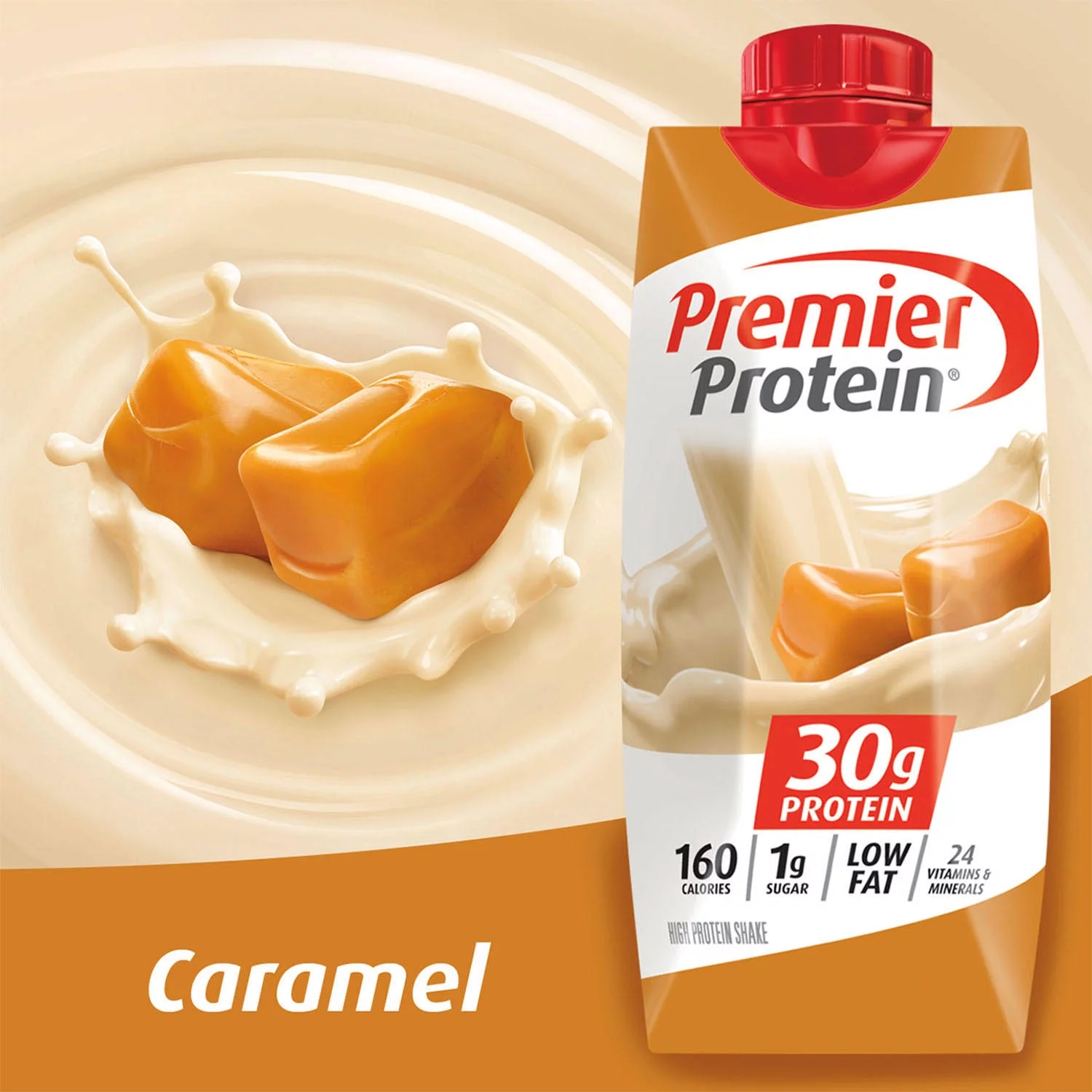 Premier Protein High Protein Shake, Caramel (11 fl. oz., 12 Pk.)