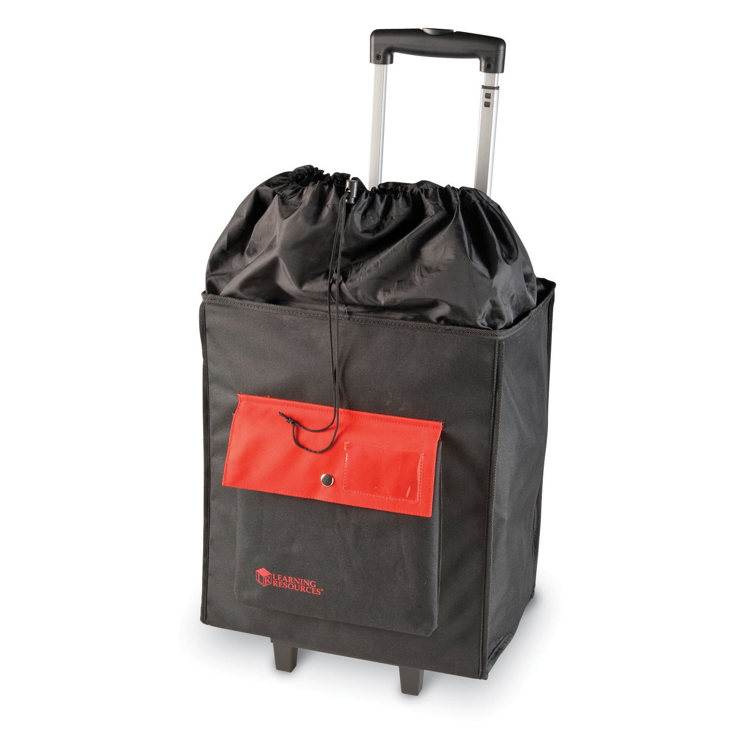 Learning Resources A+ Carry-All Rolling Organizational Caddy, Black