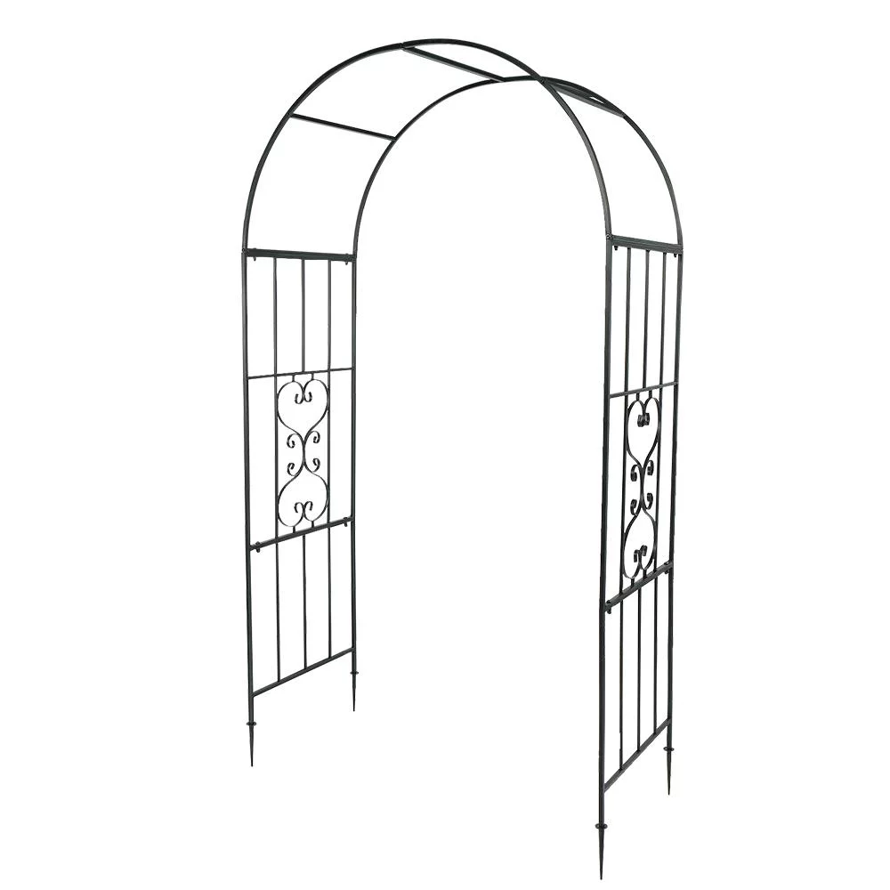 Ktaxon 7.2 Ft Garden Arbor Archway Metal Wedding Party Garden Arch