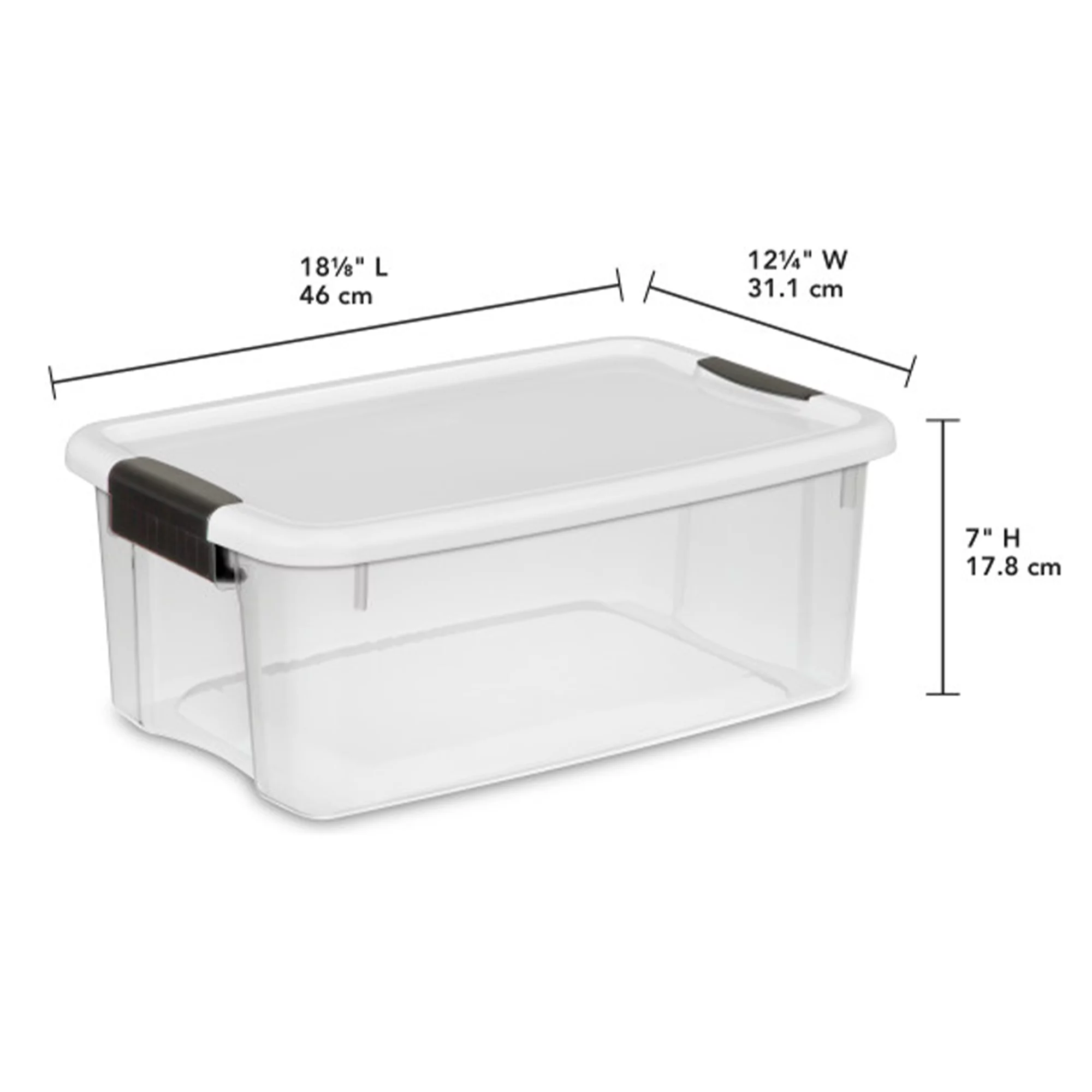 Sterilite 4 Sets of 116-Quart & 6 Sets of 18-Quart Latch Lid Tote