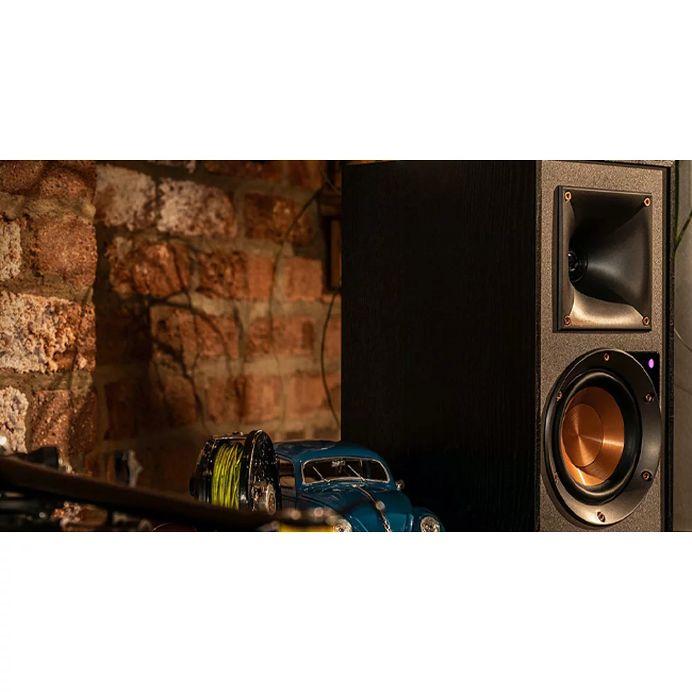 Klipsch R-41PM Powered Bookshelf Speaker, Black - (Open Box)
