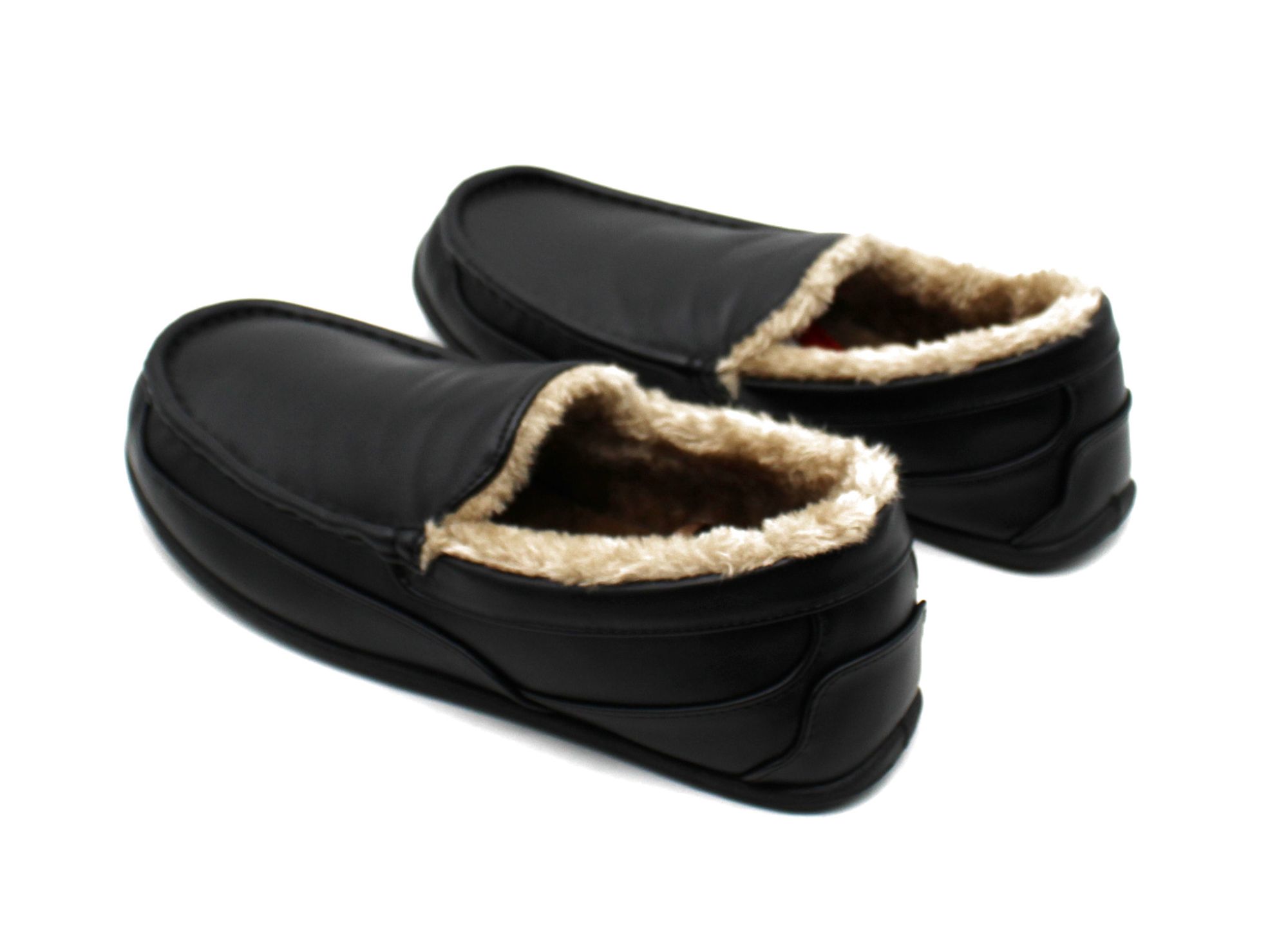 Deer Stags Slipperooz Men's Spun Cozy Moccasin Slipper(size 9)