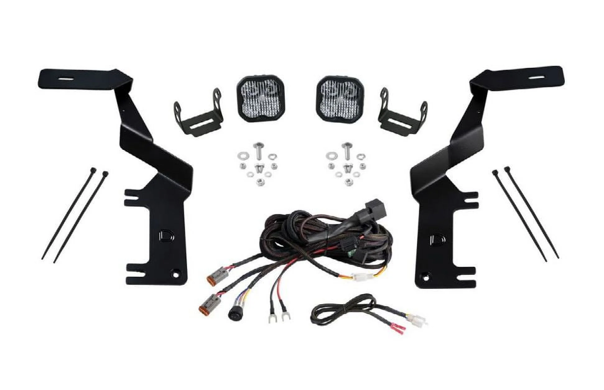 Diode Dynamics 2017-2022 Fits Ford F250 F350 F450 F550 Super Duty SSC2 Sport Ditch Light Kit Yellow Combo DD7553