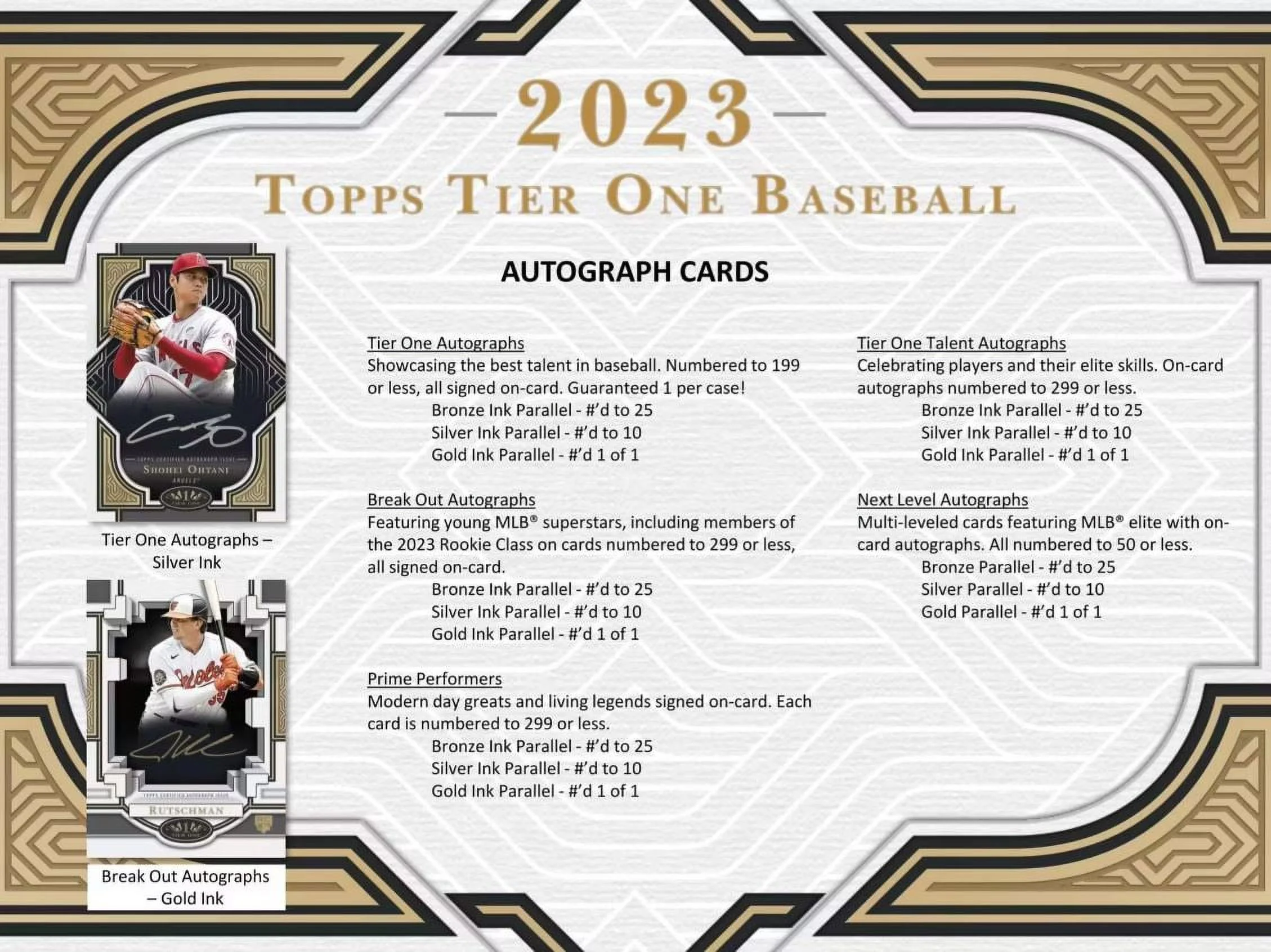 2023 Topps Tier One Baseball Hobby Box