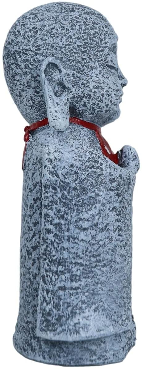 Feng Shui Zen Japanese Jizo Monk With Red Bib Buddha Ojizo Sama Figurine 5