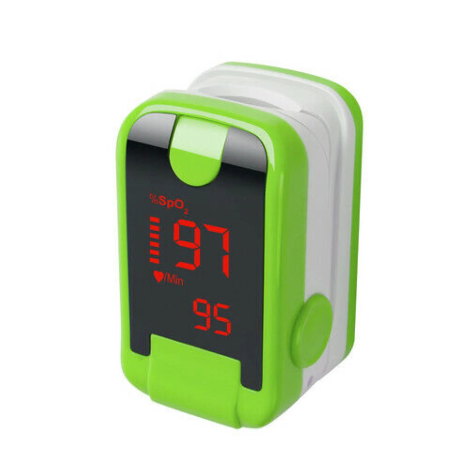 Handheld Pulse Oximeter: Portable LED Finger Tip Monitor for Blood Oxygen, SpO2, PR, Respiratory Rate, Heart Rate, and Saturation Meter