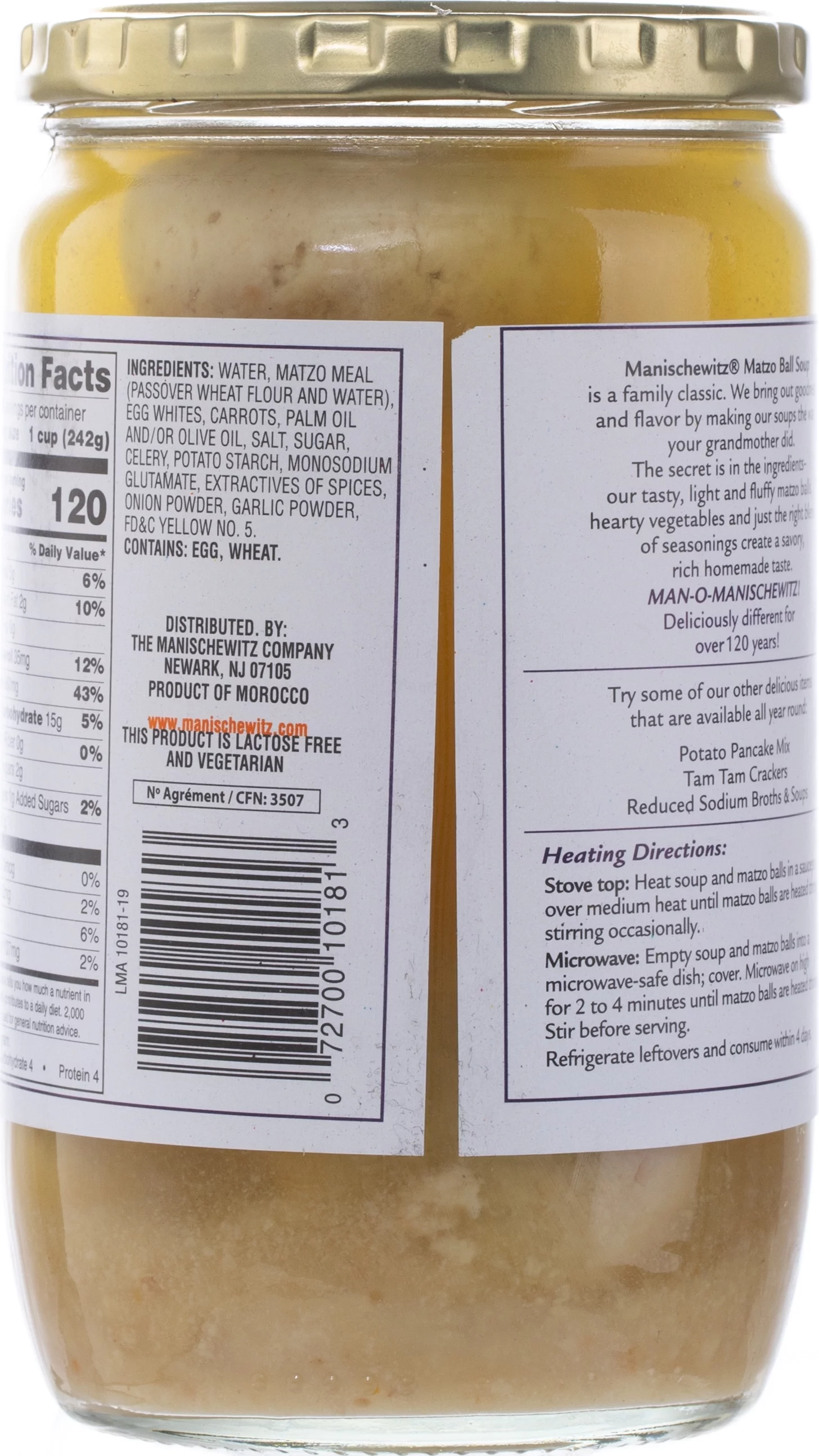 Manischewitz Matzo Ball Soup, 24 oz