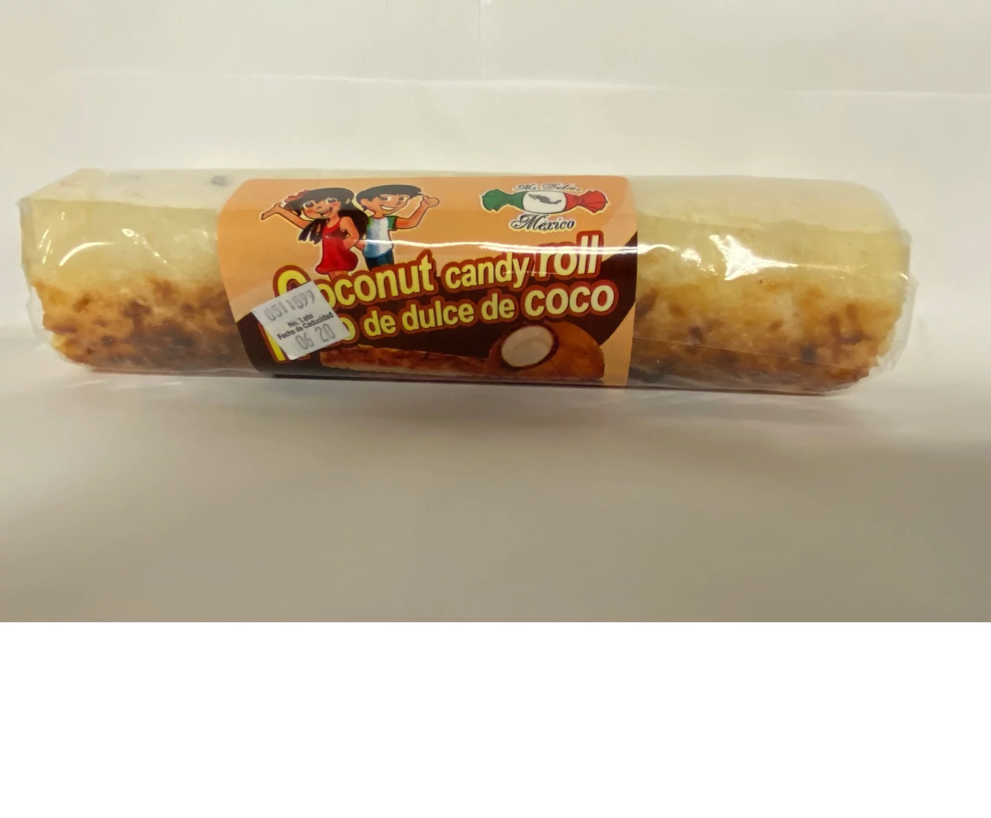 MDM COCONUT CANDY ROLL LARGE 15.87OZ (450G) ROLLO DE DULCE DE COCO
