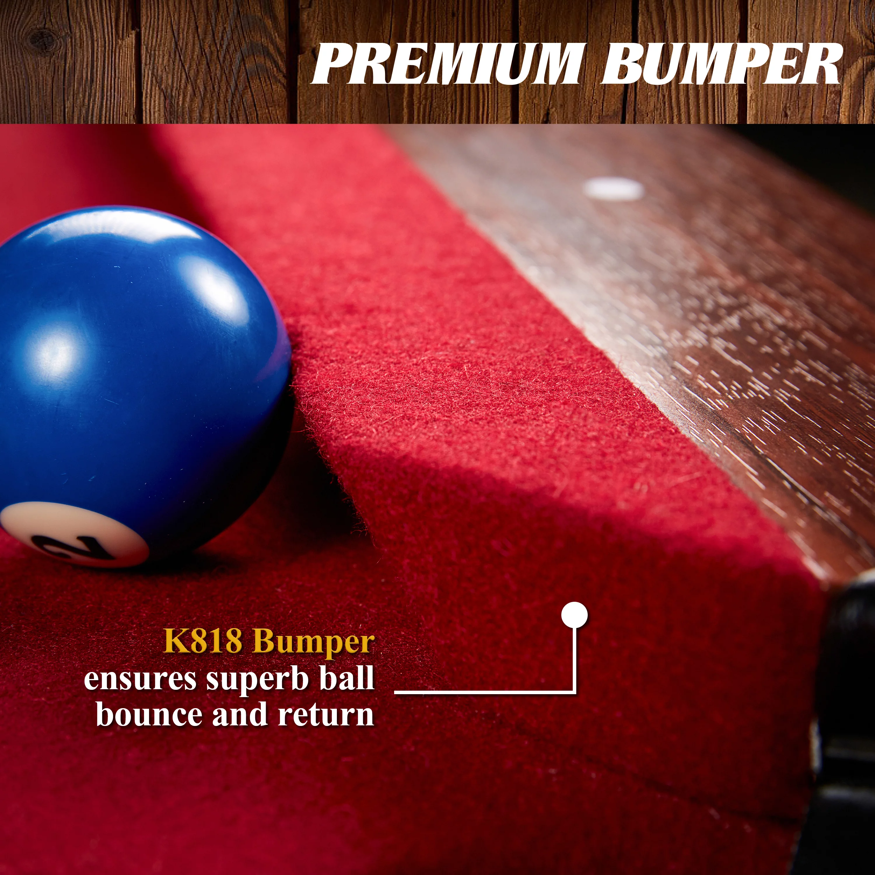 Barrington Burwood 90 Inch Billiard Table with Cue Rack and Dartboard Cabinet