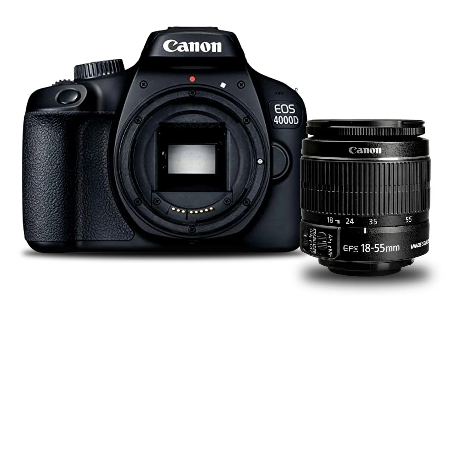 Canon EOS 4000D DSLR Camera EF-S 18-55 mm IS II Lens