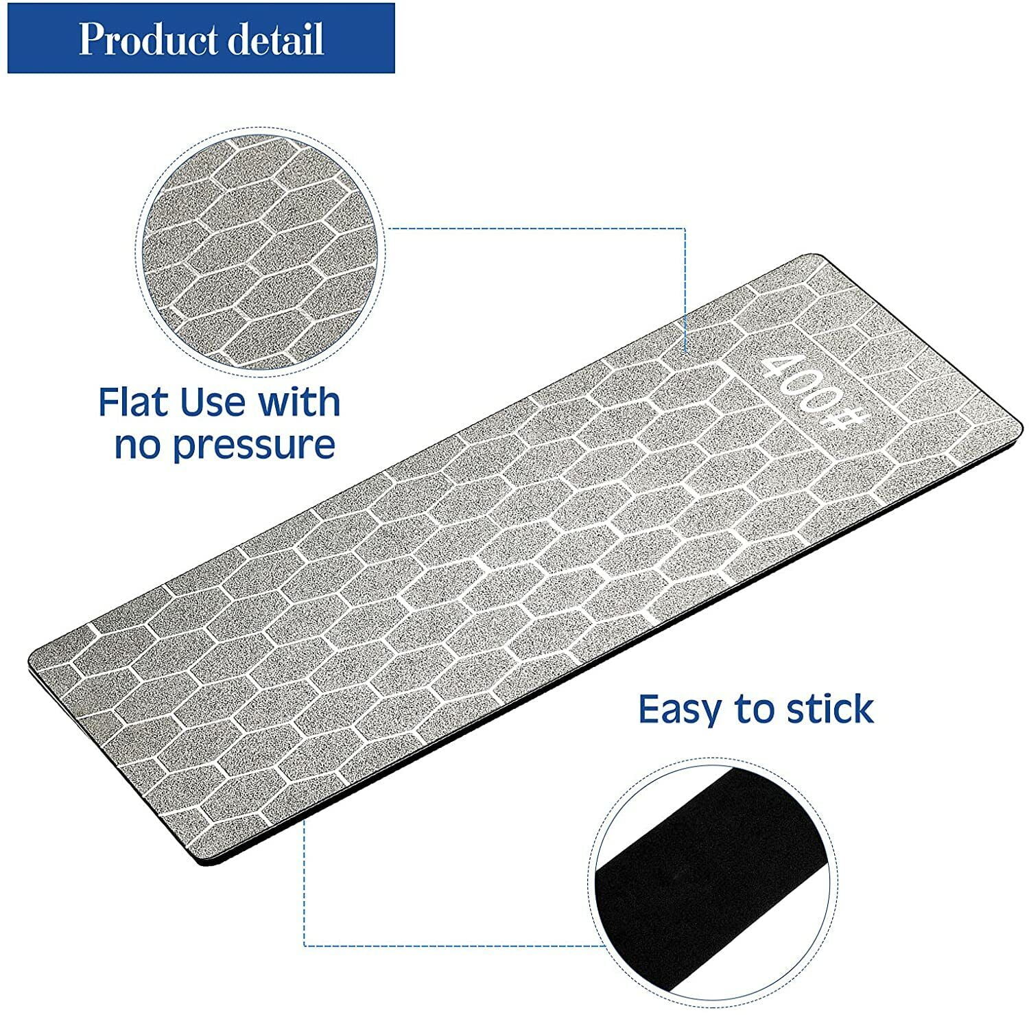 Double-Sided Diamond Sharpening Bench Stone, Grind Kitchen Knife Sharpener, Grit Sharpening Stone, Grit Knife and Tool Sharpener