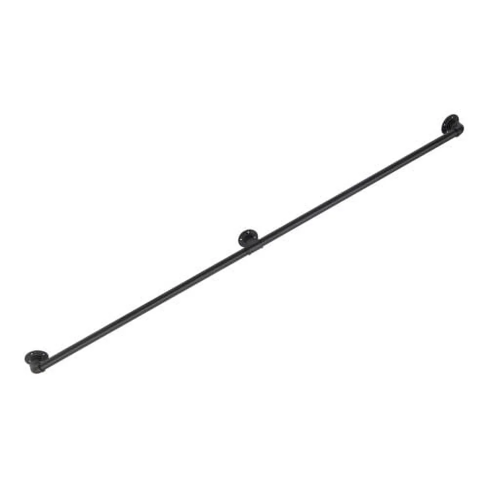 Metal Stair Handrail Staircase Handrail 2 Section Galvanized Iron Pipe 6.6 Feet