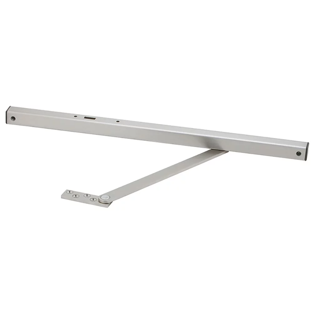 Glynn-Johnson 906H-US32D Heavy Duty Surface Overhead Hold Open Size 6 Satin Stainless Steel Finish Non-Handed