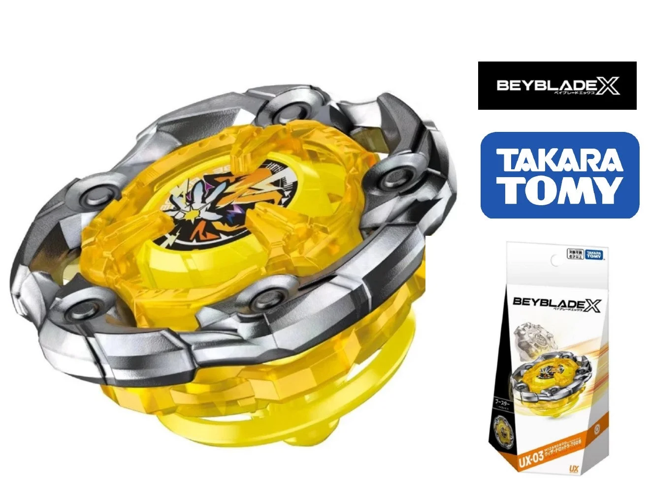 Takara Tomy Beyblade X UX-03 Booster Wizard Rod 5-70DB (Japan Import)