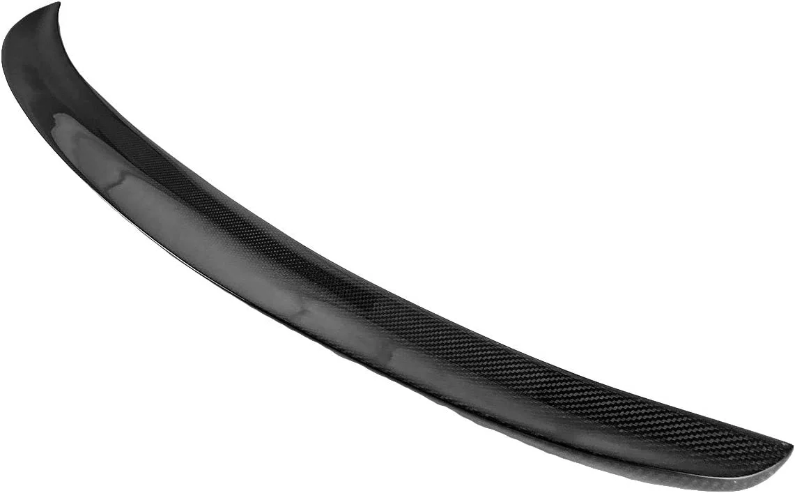 Cobra-Tek Real Carbon Fiber Rear Spoiler Compatible with 2017 - 2021 BMW 5 Series G30 - Gloss Black - Grade A quality - ABS Plastic - 3M Tape - Factory Style