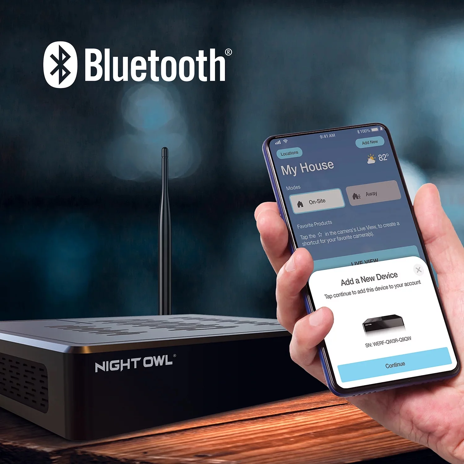 Night Owl 10 Channel 4K Wi-Fi NVR Security System with 1TB Hard Drive and 8 Wi-Fi IP 2K Deterrence Cameras with 2-Way Audio