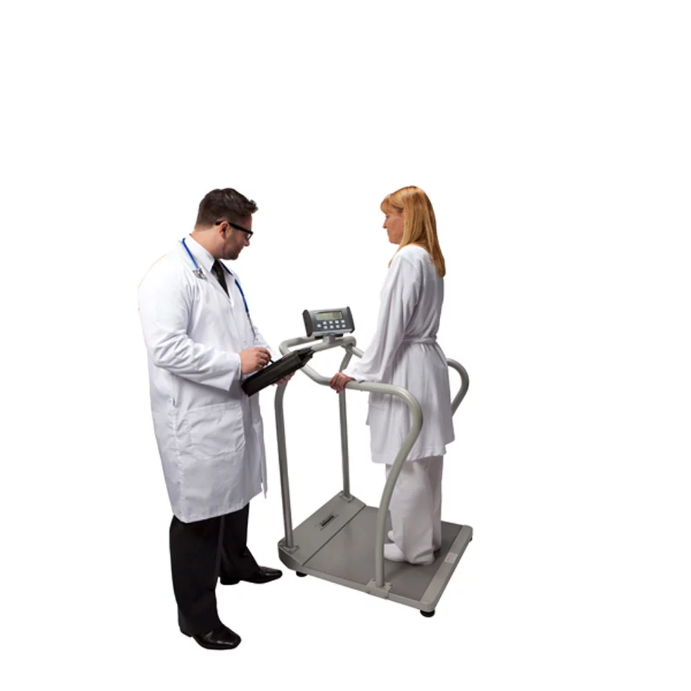 Healthometer 2101KL Bariatric Handrail Scale-1000 lb/454 kg Capacity