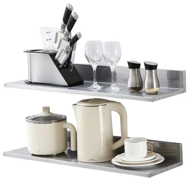 Vevor  8.6 x 30 in. Stainless Steel Shelf - Pack of 2