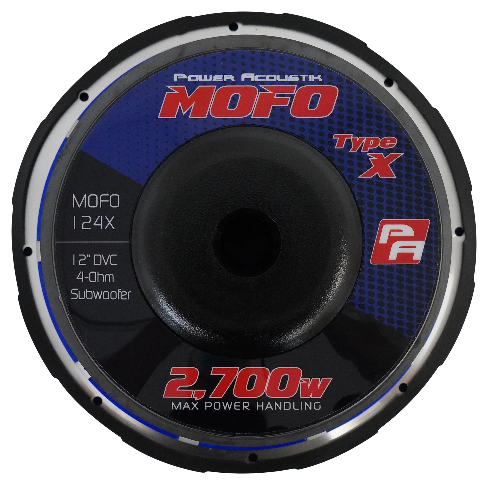 (2) Power Acoustik MOFO-124X 12