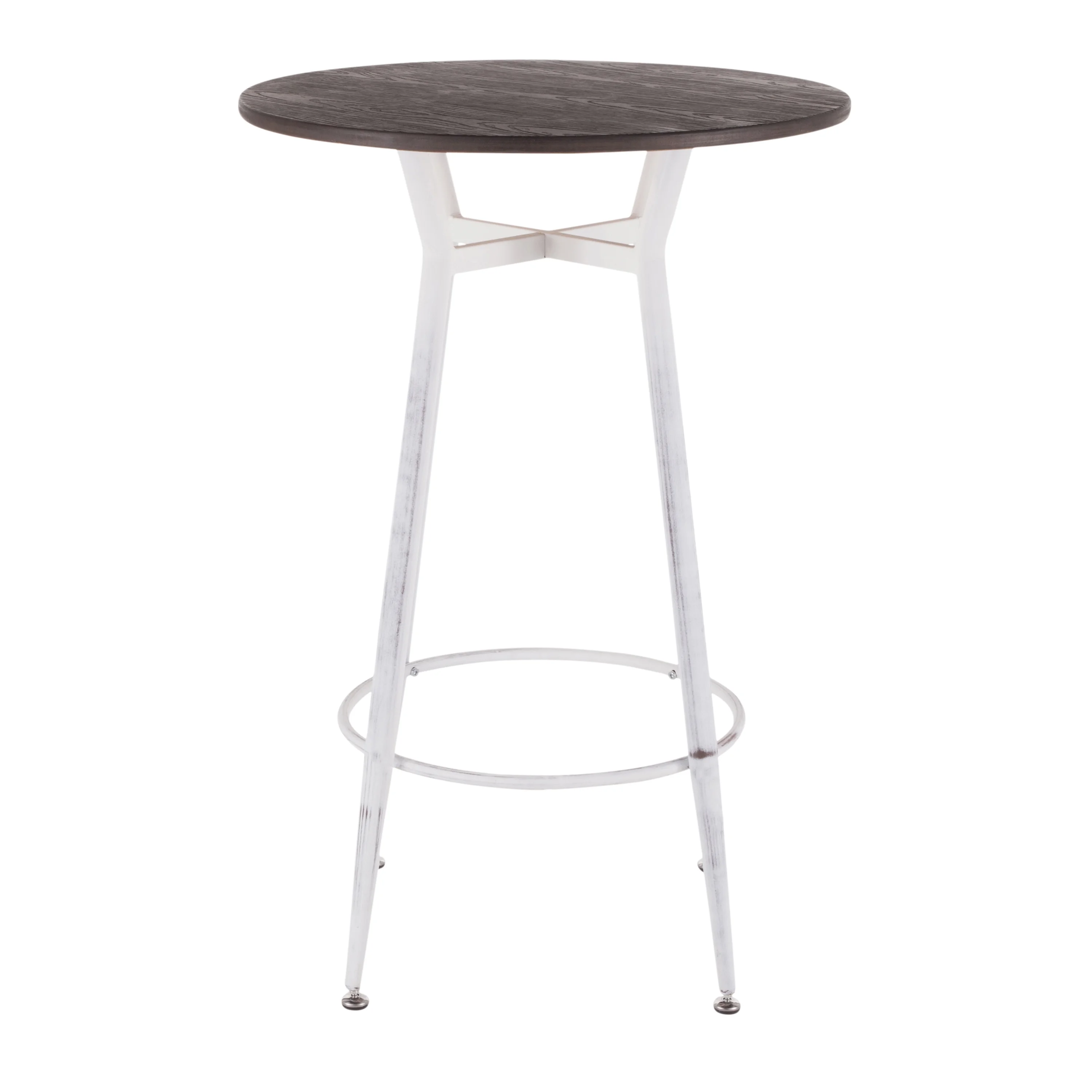Industrial Round Bar Table - 27.0 - Elevate Your Space