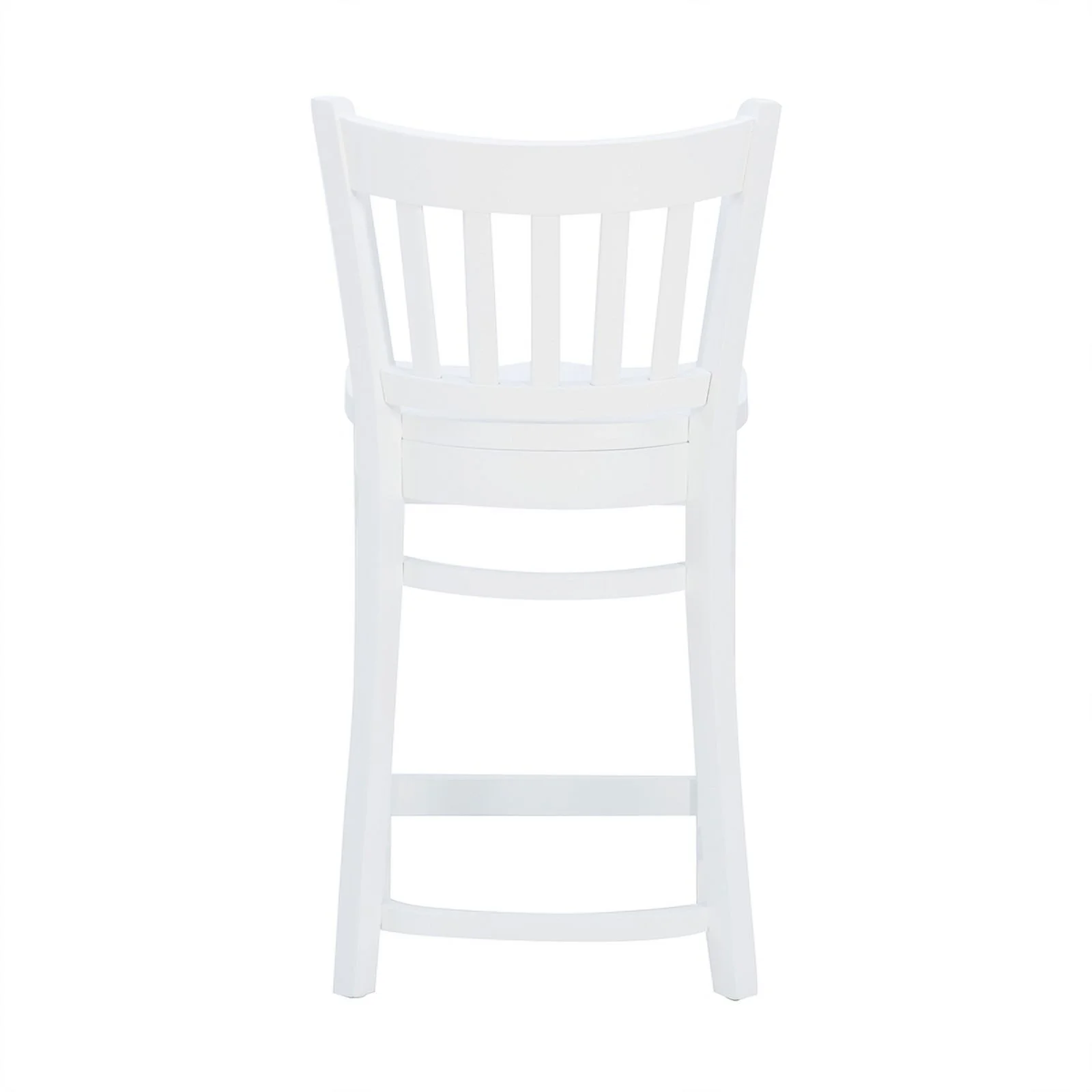 Pemberly Row Solid Beechwood 2 Set Curved Slat Back 24