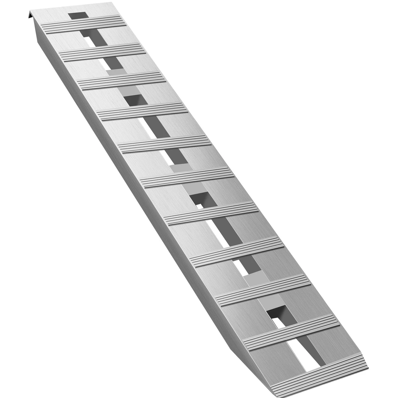 60 x 12 Aluminum Trailer Ramps, 6000lbs Beavertail Hook End 1 Pair