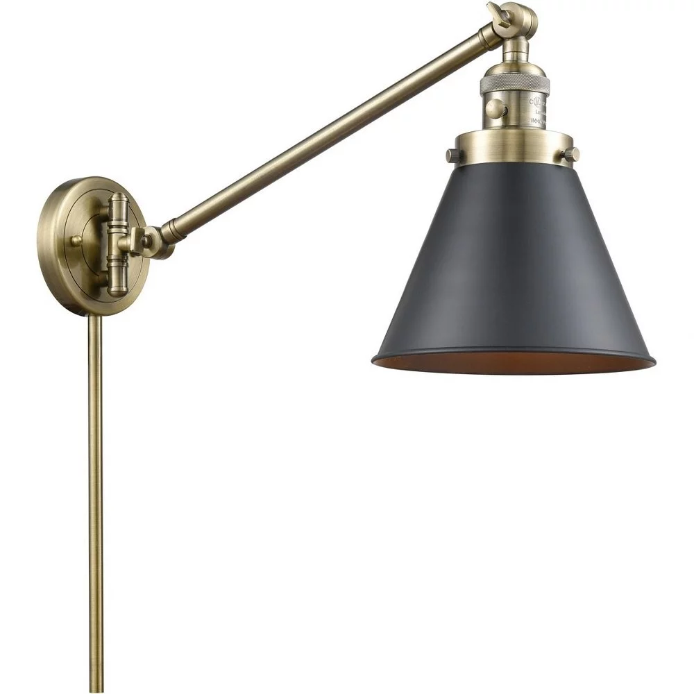 Innovations Lighting - Appalachian - 1 Light Swing Arm Wall Sconce With Switch
