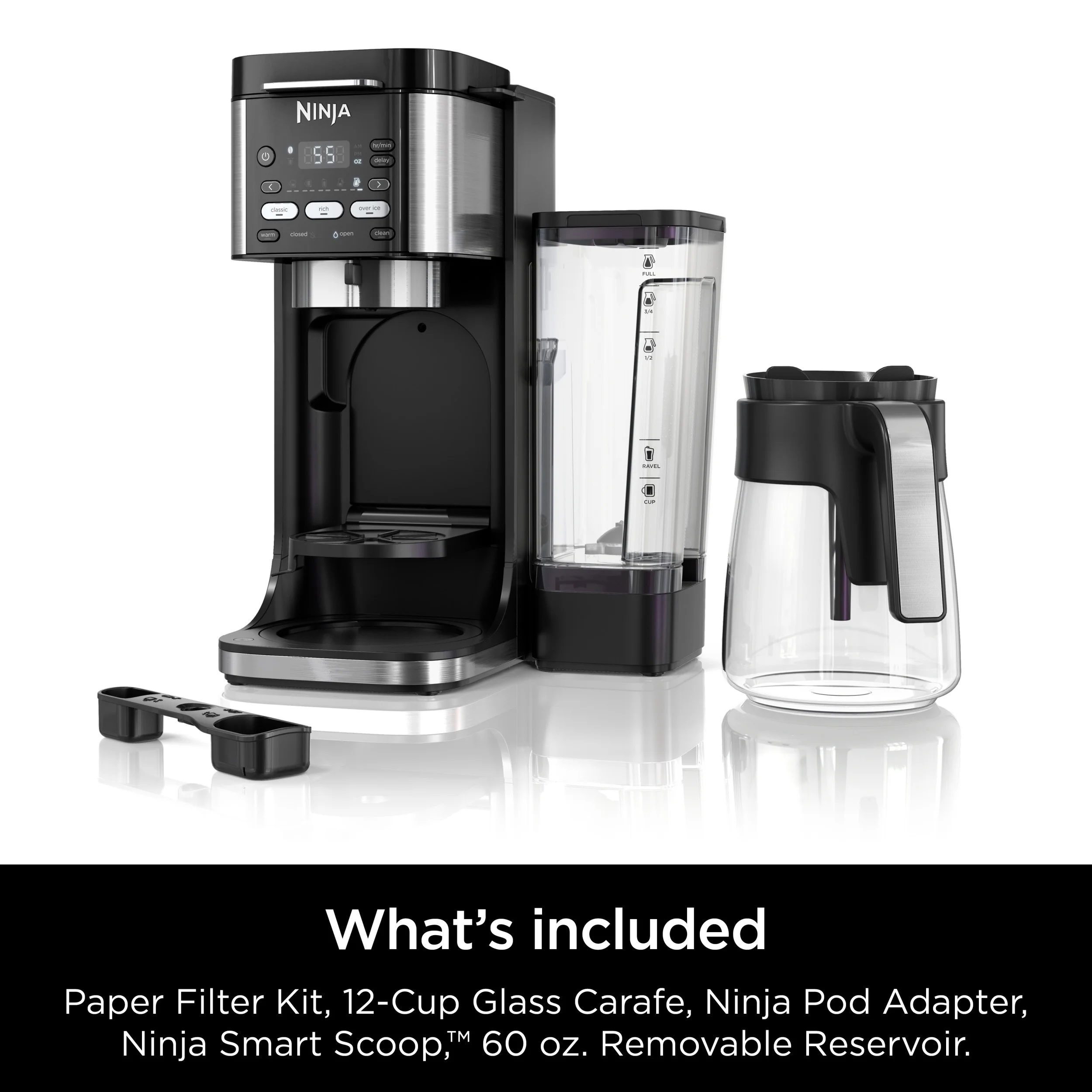 Ninja DualBrew Hot & Iced Coffee Maker, Single-Serve, compatible with K-Cups & 12-Cup Drip Coffee Maker