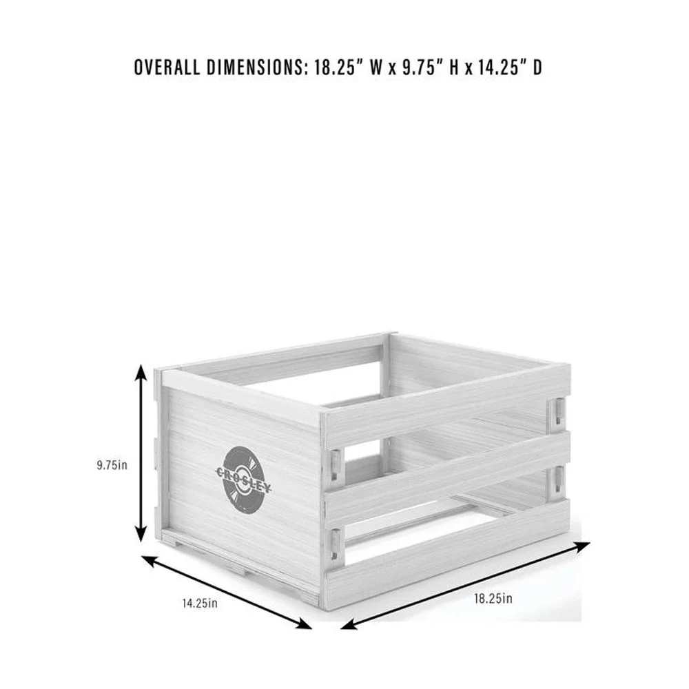 Crosley Furniture Crosley Radio Record Storage Crate