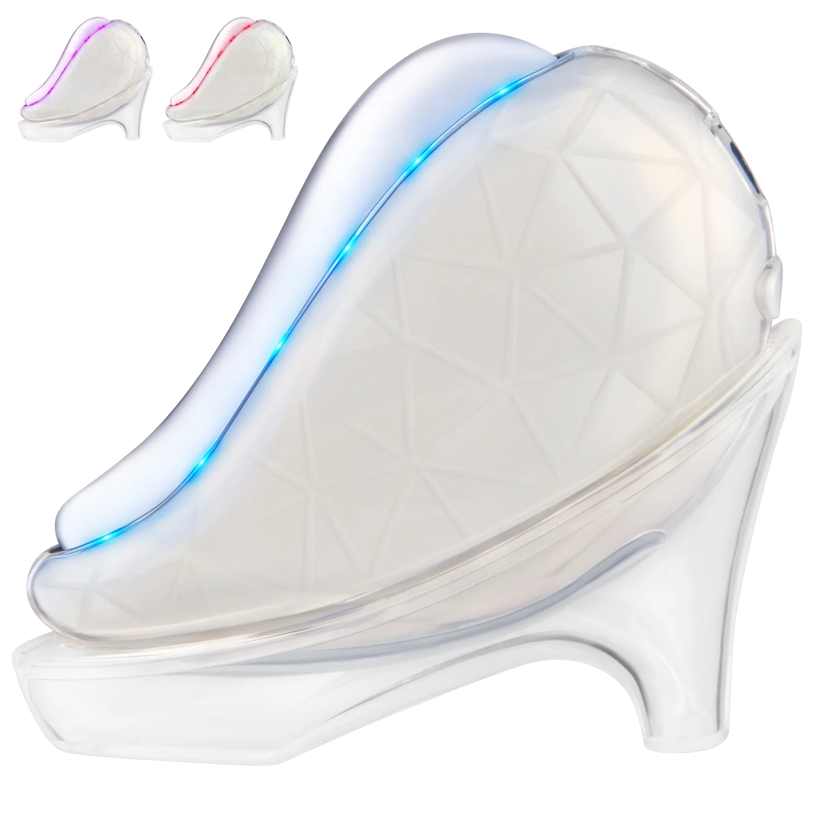 Vordrassil 2024 update Facial 5 in One Skin Massager, Gua Sha facial tools Cold/Warm Firming V-line Wrinkle Reduce Lifting (Diamond surface with base)