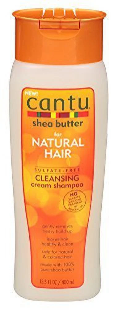 Cantu Shampoo Natural Hair Cleansing 13.5Oz(Sulfate-Free) (2 Pack)