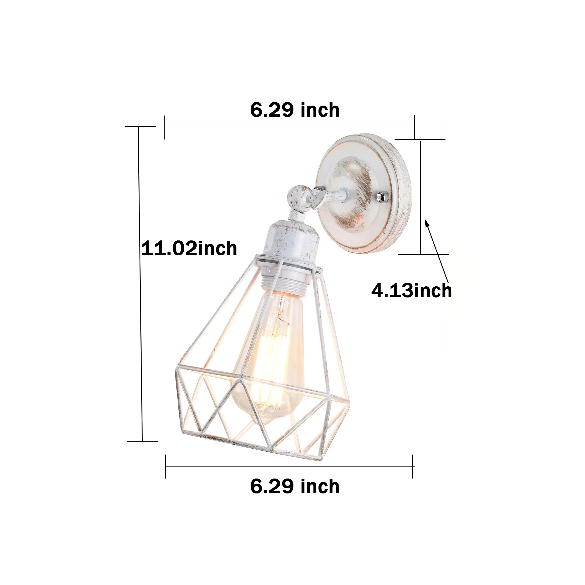 Farmhouse Wall Sconces Set of 2 Industrial Wall Mount light fixture