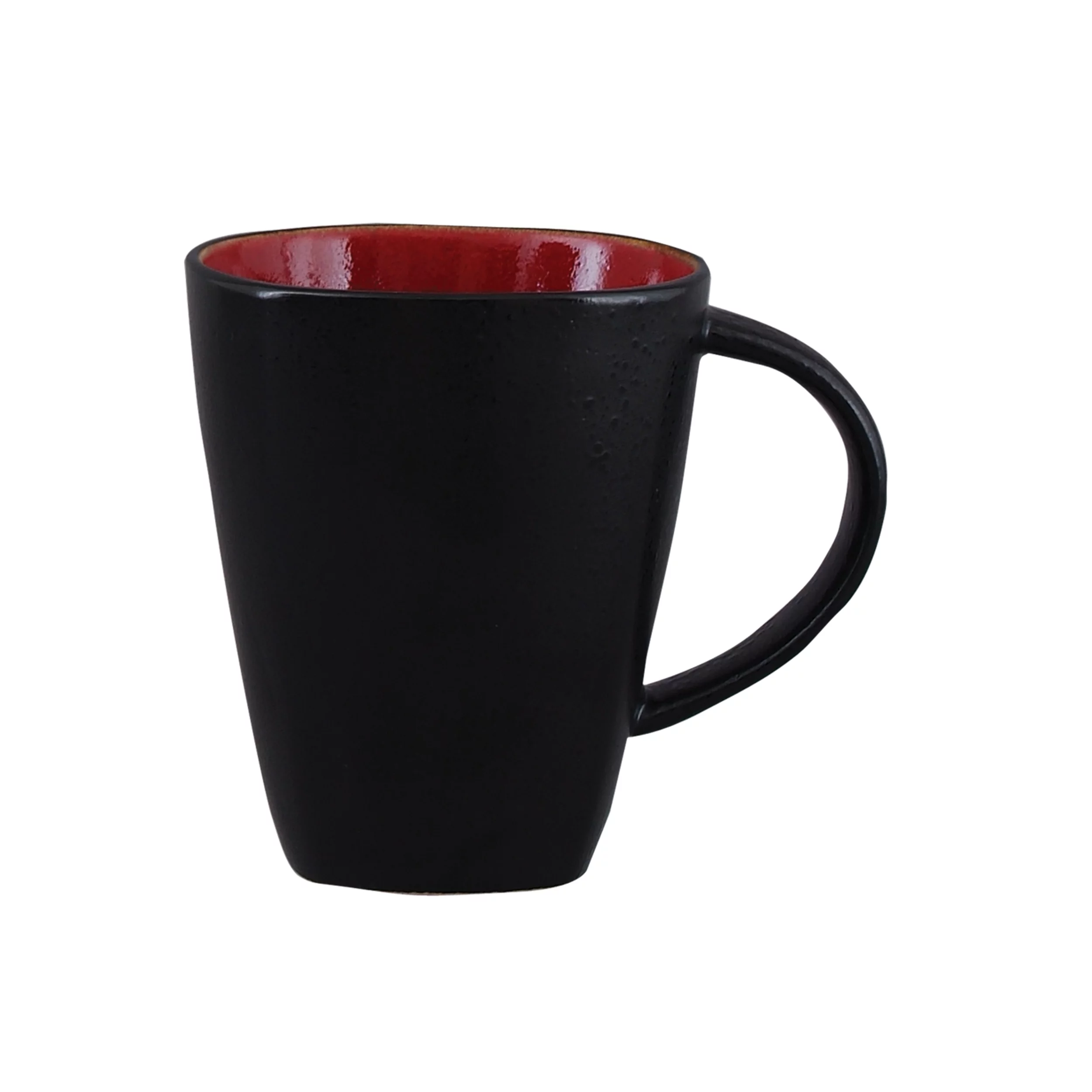 Gibson Soho Lounge Square 16-Piece Dinnerware Set - Red