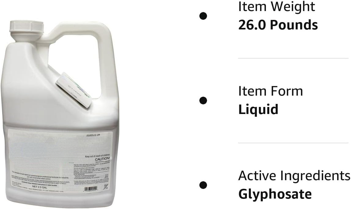 Pro Concentrate 50.2% Glyphosate 2.5 Gallon Jug Systemic Herbicide