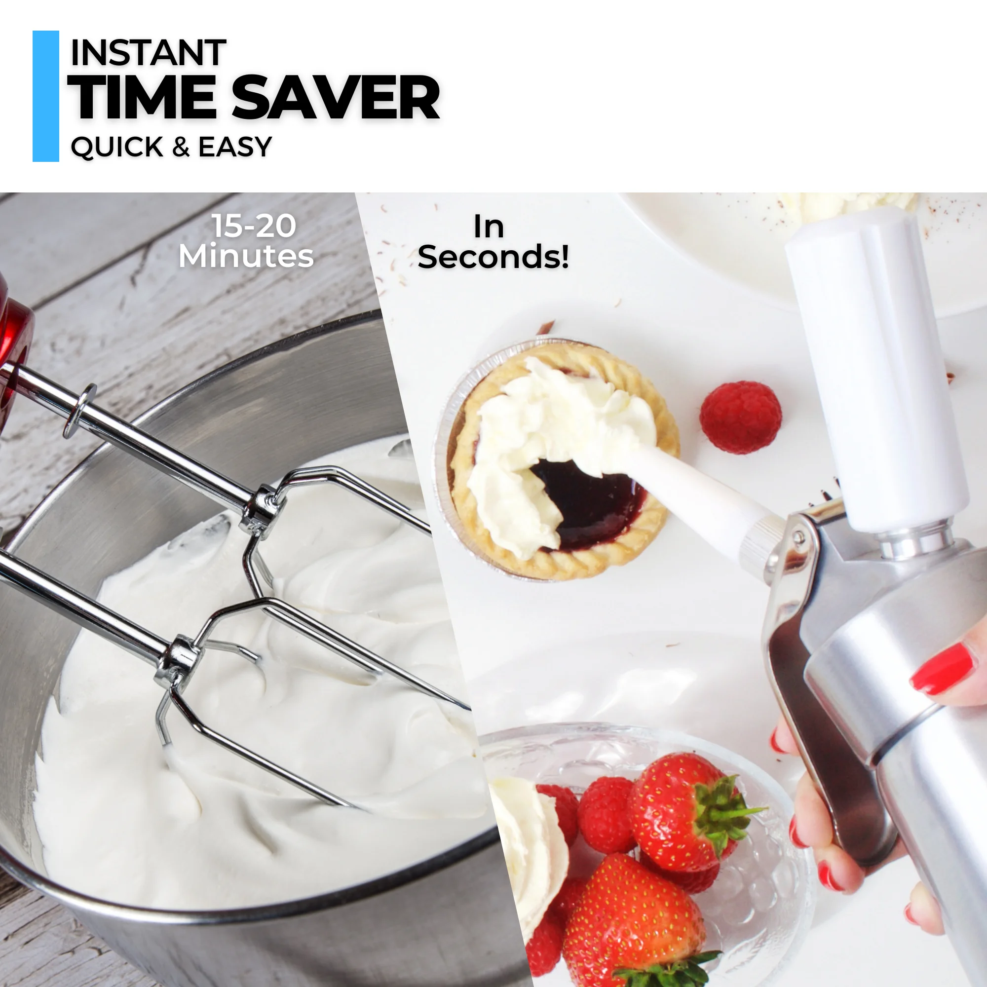 ICO 8g N20 Whipped Cream Chargers, 100 Count