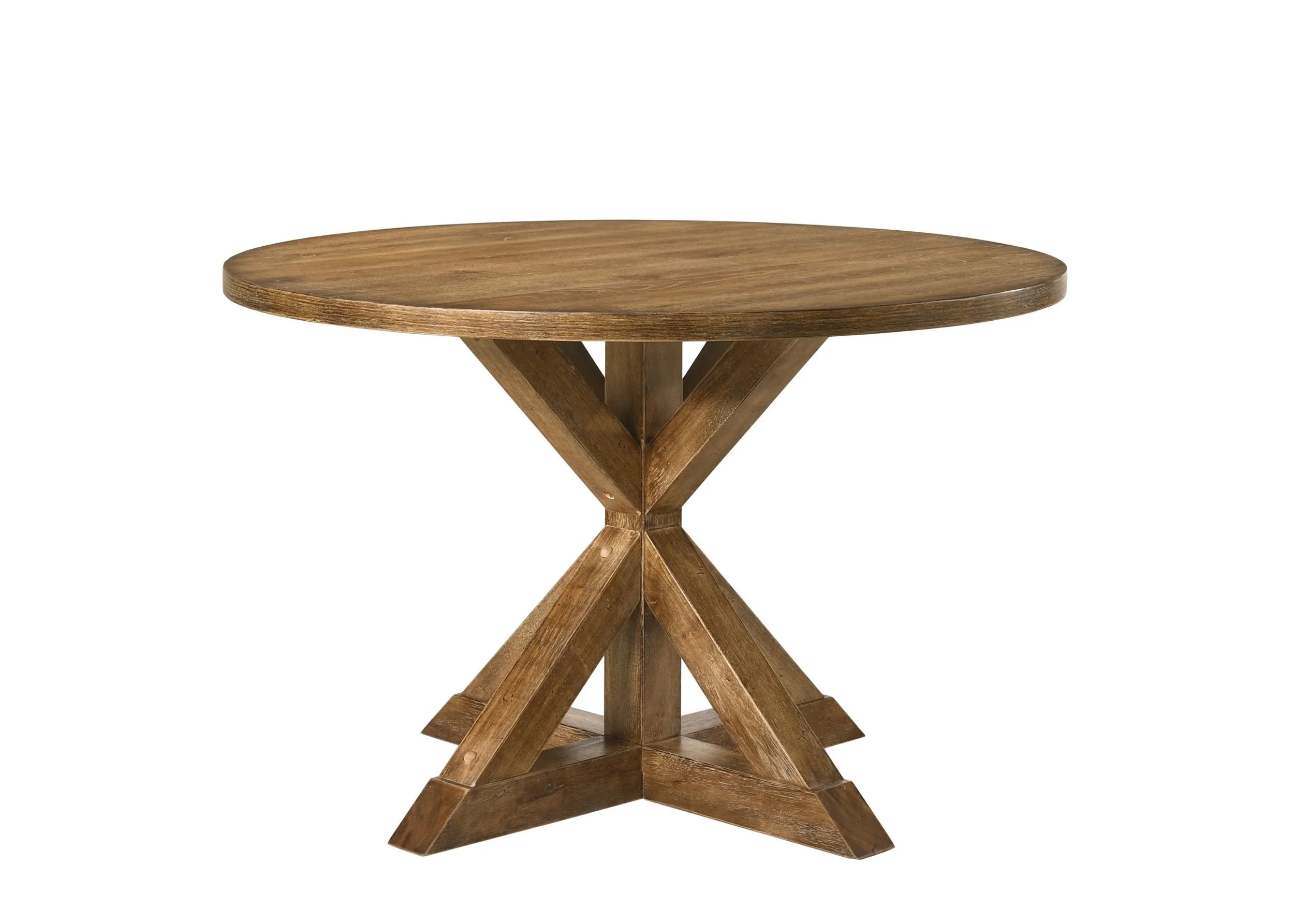 Living Pavilion ACME Wallace II Dining Table, Weathered Oak