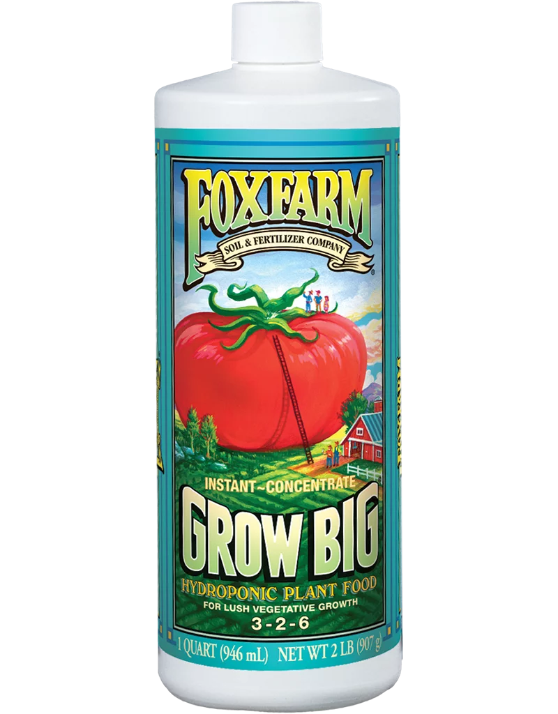 FoxFarm Hydro Formula Nutrients Trio 3 Quarts Liquid Plant Fertilizers | FX14050