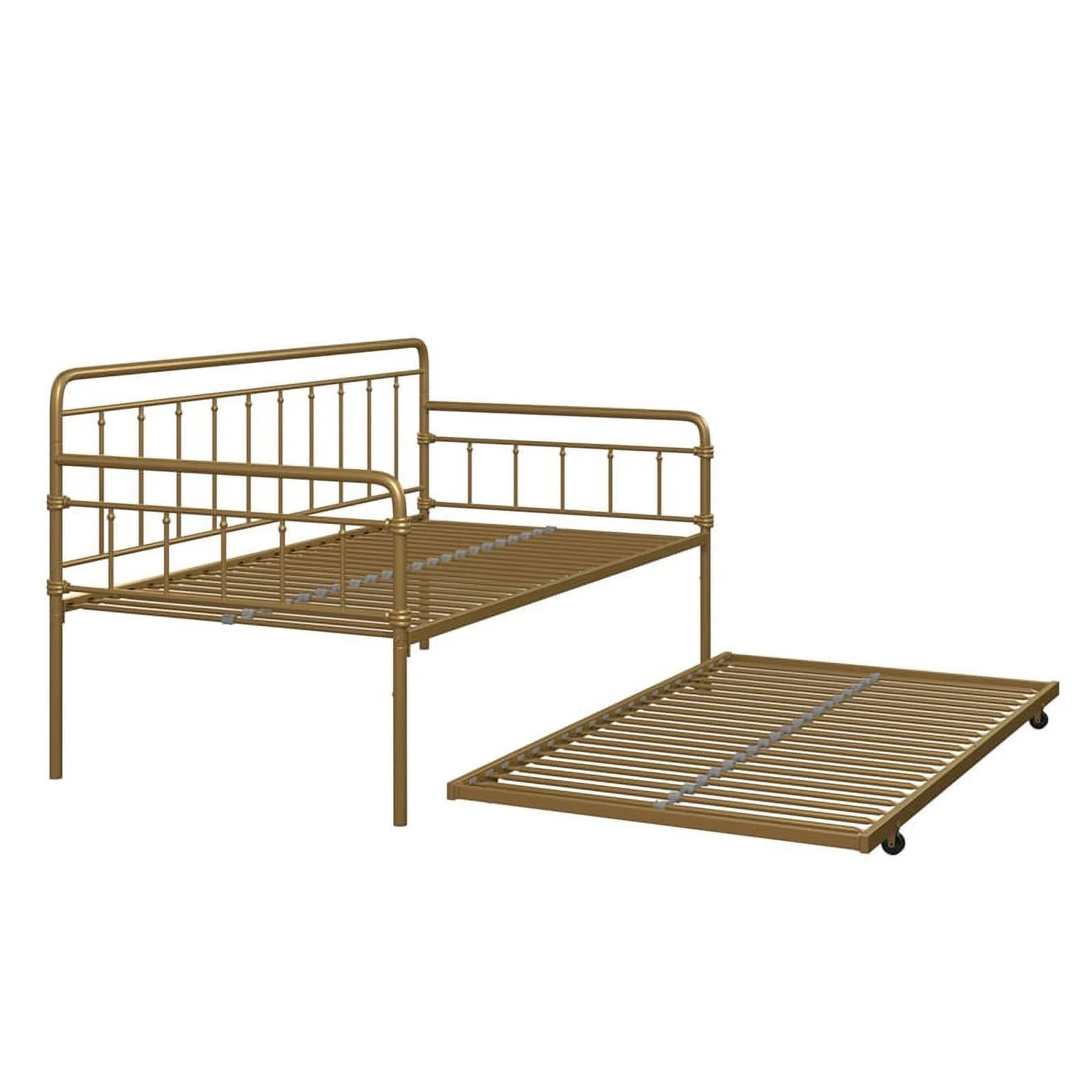 DHP Winston Metal Daybed/Trundle in Twin Gold
