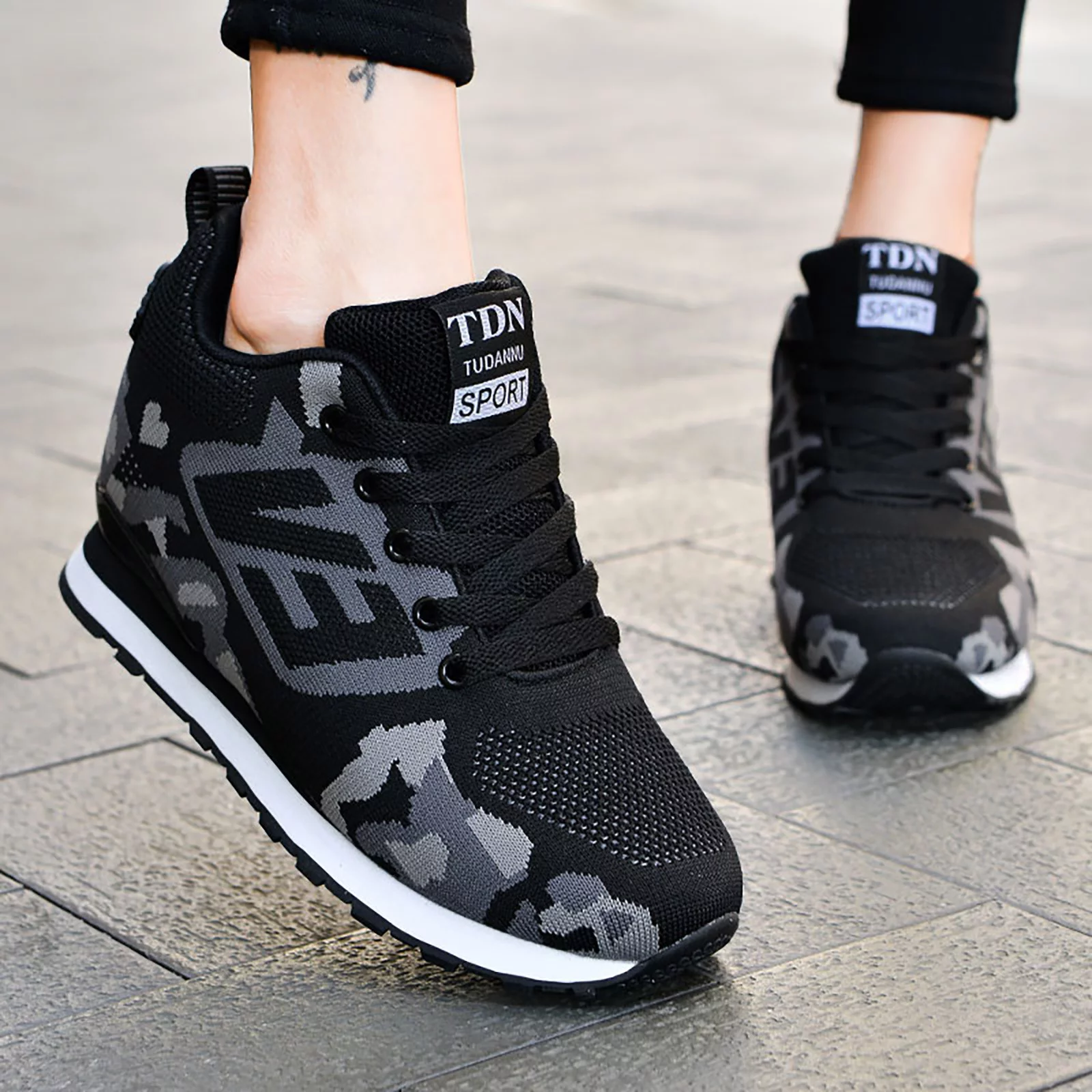 SZXZYGS Shoes for Women Sneakers Men and Women Fashionable Versatile Casual Shoes Stylish Couple Thick Sole Elevated Women Athletics Shoes Easter Summer 2024