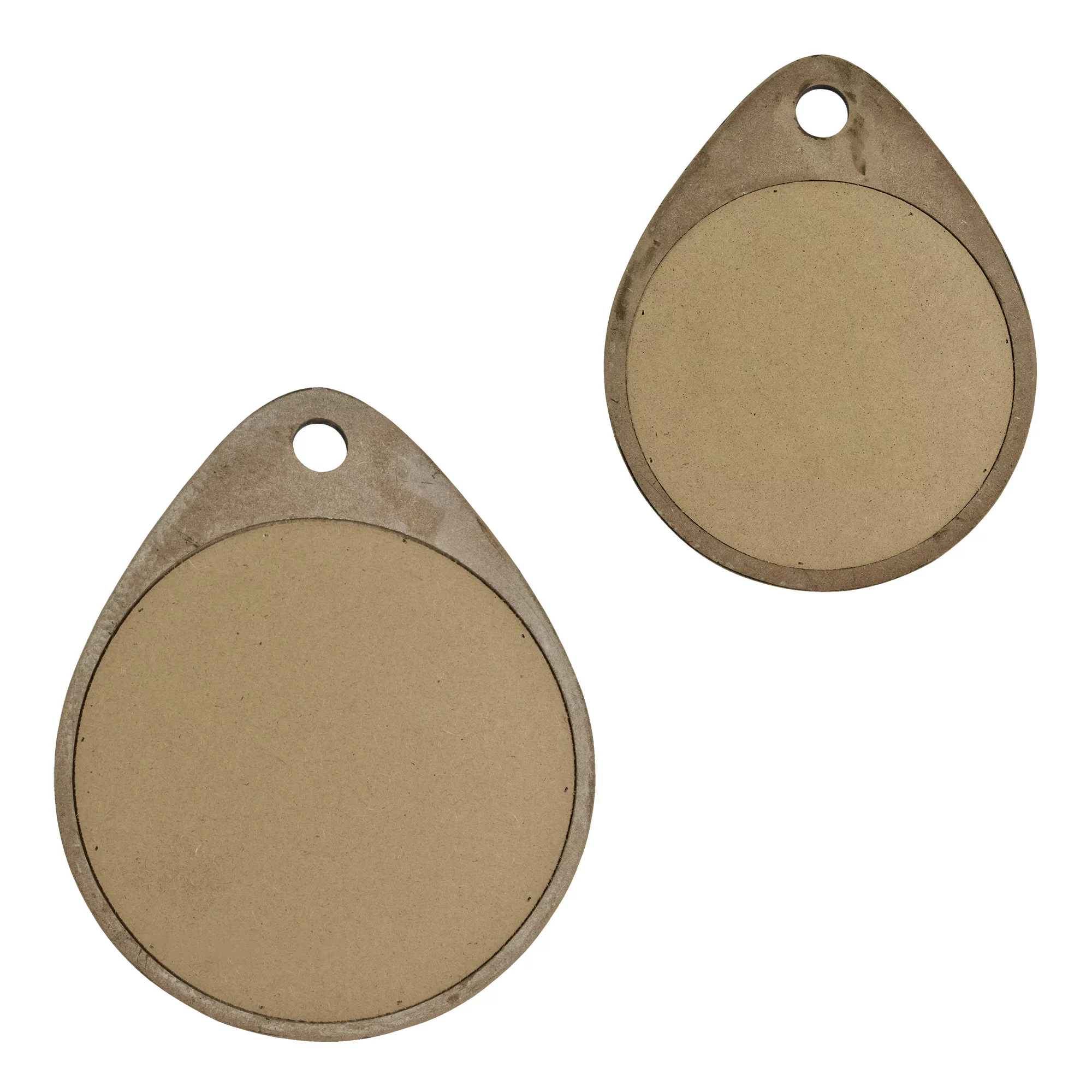 Better Homes & Gardens 2 PC Modern Wood Mirror Set