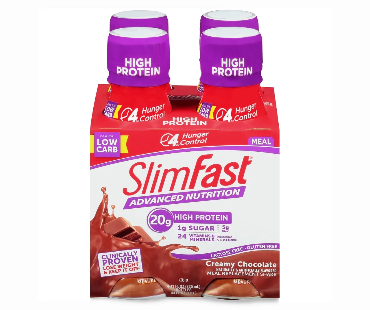 Slimfast SlimFast Advanced Nutrition Creamy Chocolate Meal Replacement Shakes 4-11 fl. oz. Bottles