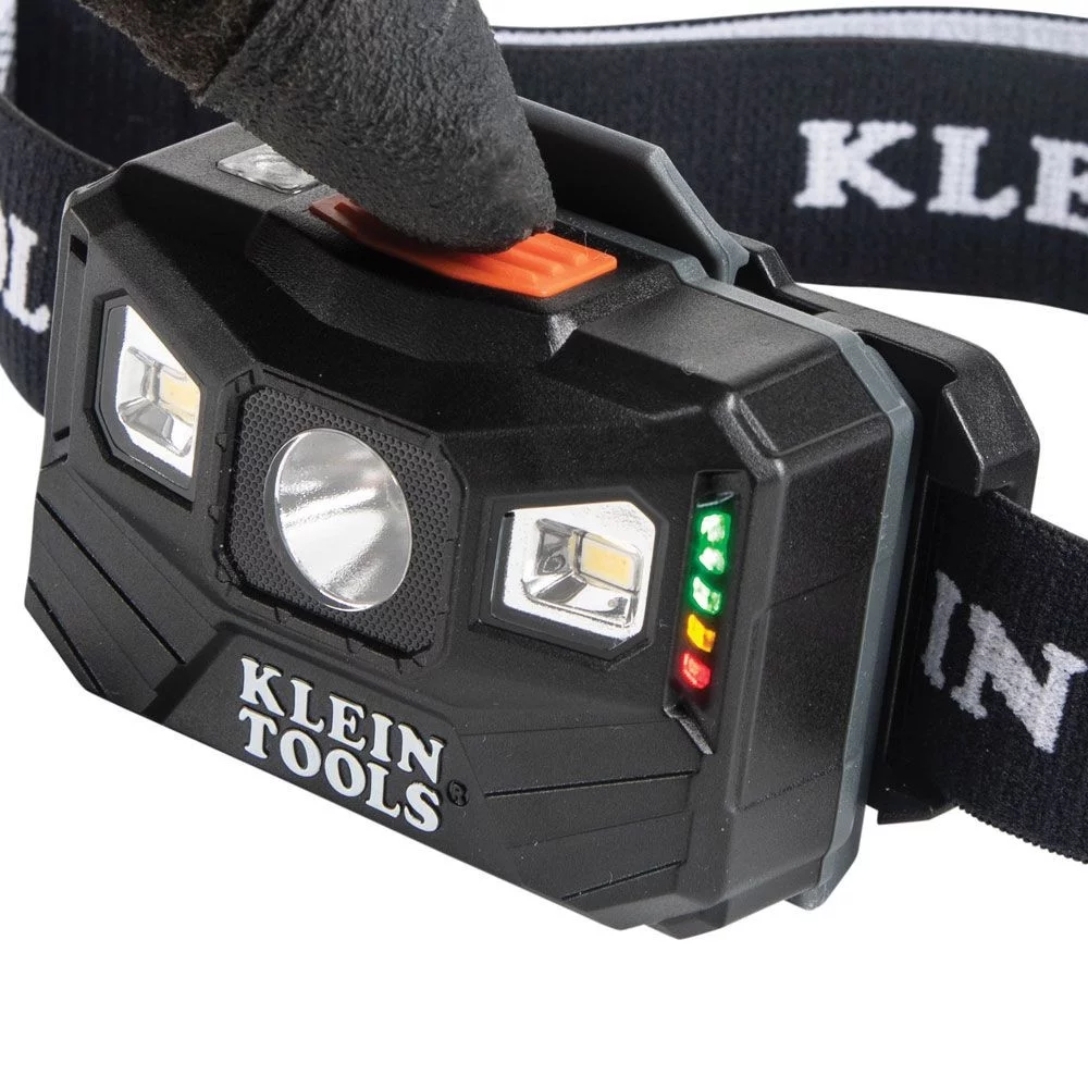 Klein Tools 56048 400 Lumens Rechargeable Headlamp with Fabric Strap