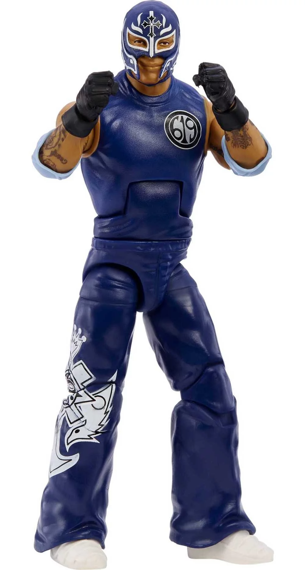 WWE Rey Mysterio Summerslam Elite Collection Action Figure with Build-A-Figure Parts