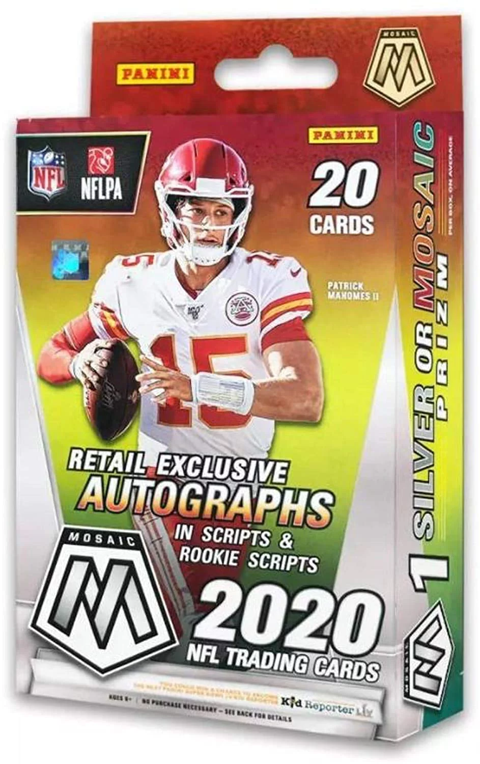 2020 Panini Mosaic Football Hanger Box Retail Exclusive